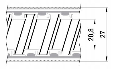 E.NEXT e.met.sleeve.stand.proof.braid.18 - Wąż stalowy, ocynkowany, powlekany 18mm2 (44m)